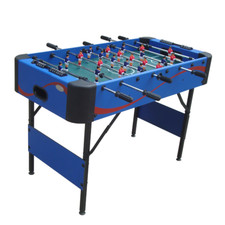 Gamesson Football Table Roma II 4ft Blue - Foldable Legs & Easy Assembly
