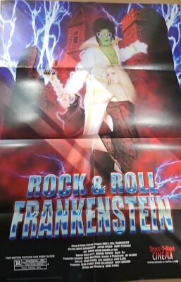 Rock & Roll Frankenstein Original Poster (Folded) - Shock-O-Rama Cinema 33x22
