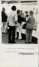 1978 Press Photo Airline Check-in Desk - hpa45090