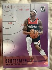 2022-23 Donruss Bradley Beal Craftsmen #14 PURPLE PRESS PROOF Wizards 🔥💎🏀