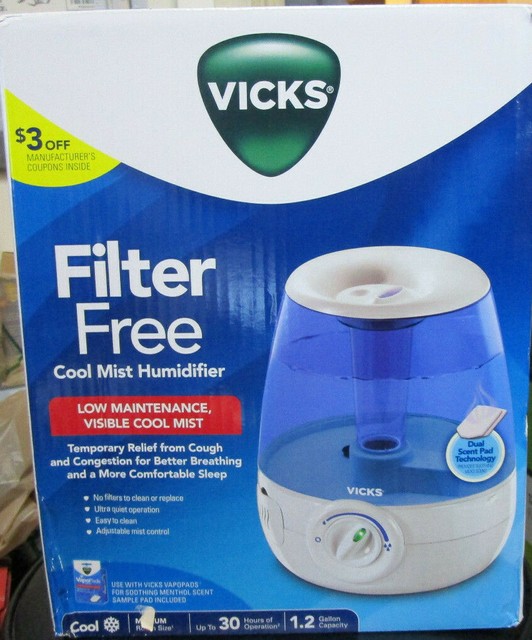 Vicks V4600 1.2gal. Cool Mist Humidifier for sale online | eBay