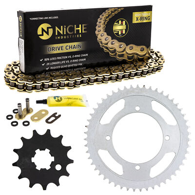 RE/100 セット Sprocket Chain Set for Kawasaki KX100 13/51 Tooth 428 X-Ring Front