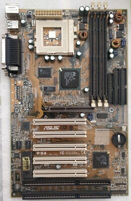 ASUS P5A REV.1.04 Super Socket 7 AGP PCI ISA Motherboard Mainboard