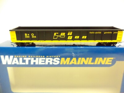 Walthers Ho 910-6202, 53' Railgon Gondola, B&O 350366