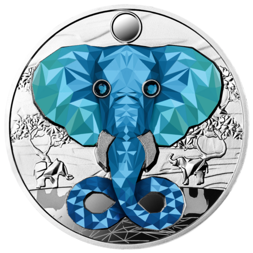 2023 Cameroon Be Great Elephant Coin 1 oz .999 Silver Proof Mint of Poland - Picture 1 of 4