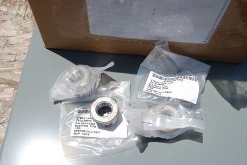 316 STAINLESS STEEL REDUCER BUSHING 1"M X 1/2" FEMALE NPT K614-1608 2EA NEW