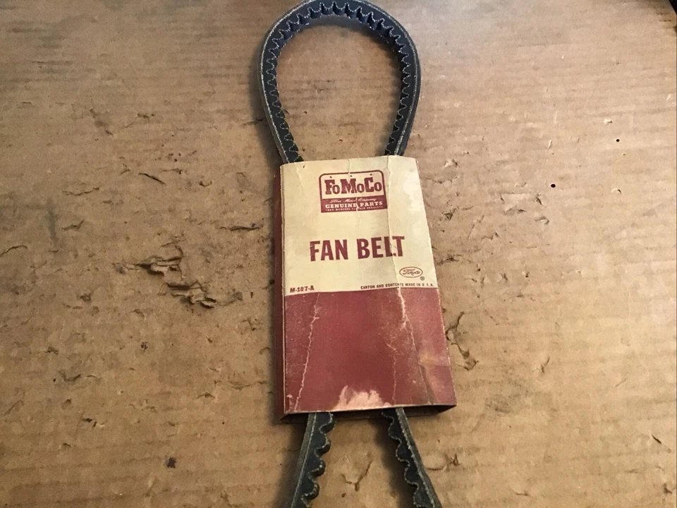 1955-56 Mercury All & 1957 Turnpike Cruiser W/AC & p.s. Power Steering Belt NOS  - Image 3 of 4