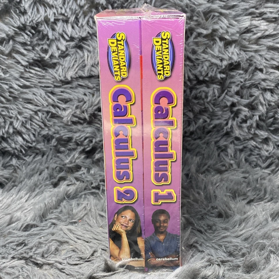 Calculus Video Box: Parts 1 & 2 The Standard Deviants 2002 VHS Tape 2 Set Learn - Image 3 of 4