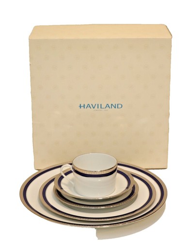 Antique Theodore Haviland France Limoges Rosalinde 21 Piece Dinner