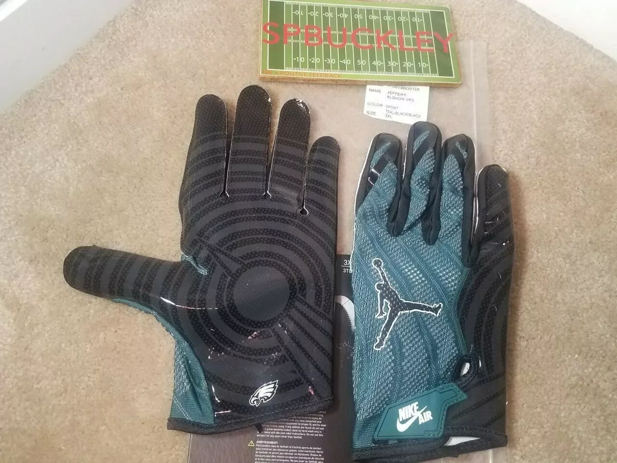 Nike Vapor Knit Philadelphia Eagles Football Gloves Mens Adult Sz XXL NFL  NEW