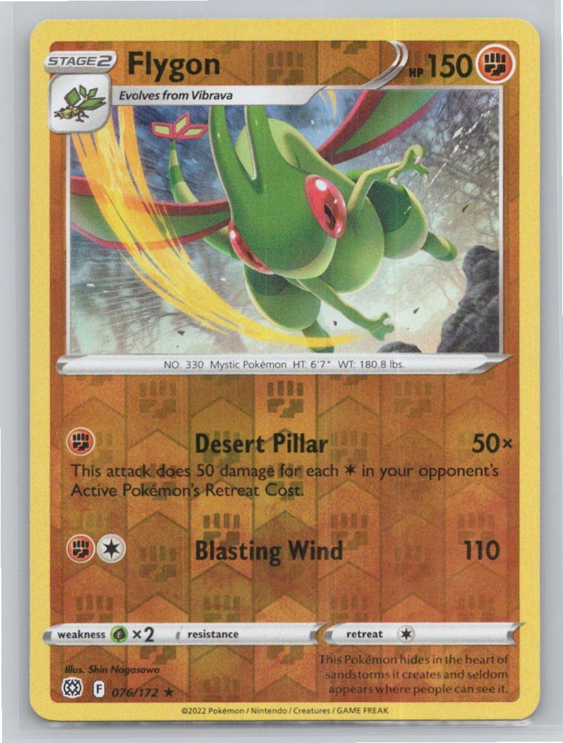 SWSH09: Brilliant Stars #076/172 Flygon Reverse Holo Rare | eBay