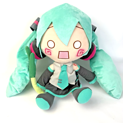 Plush Toy Hatsune Miku Hachune Miku SEGA Jumbo Fluffy Vocaloid