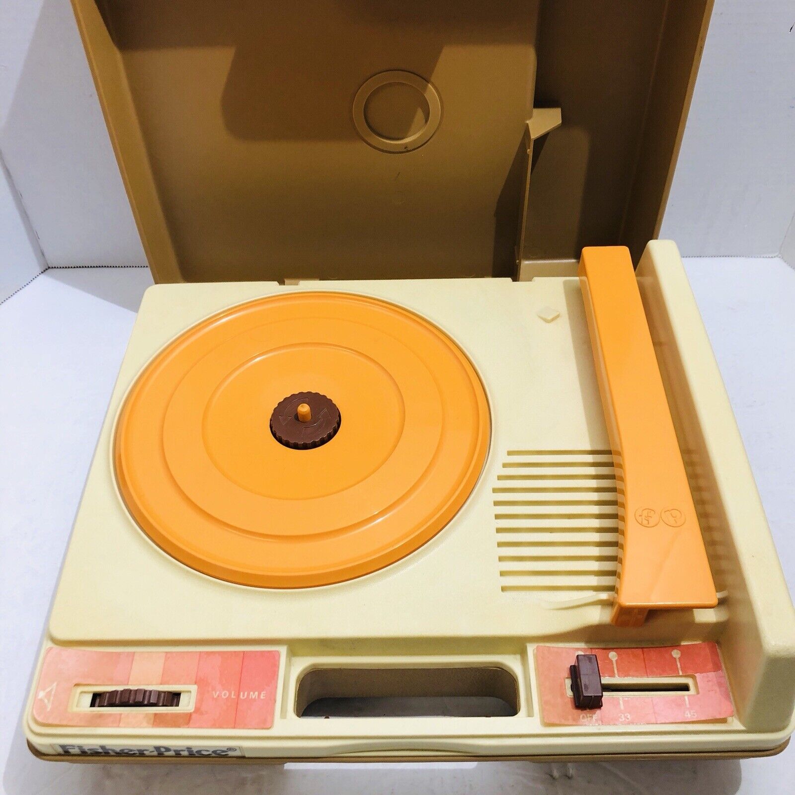 Vintage 1978 Fisher Price 825 Kids Record Player Phonograph Turntable Working