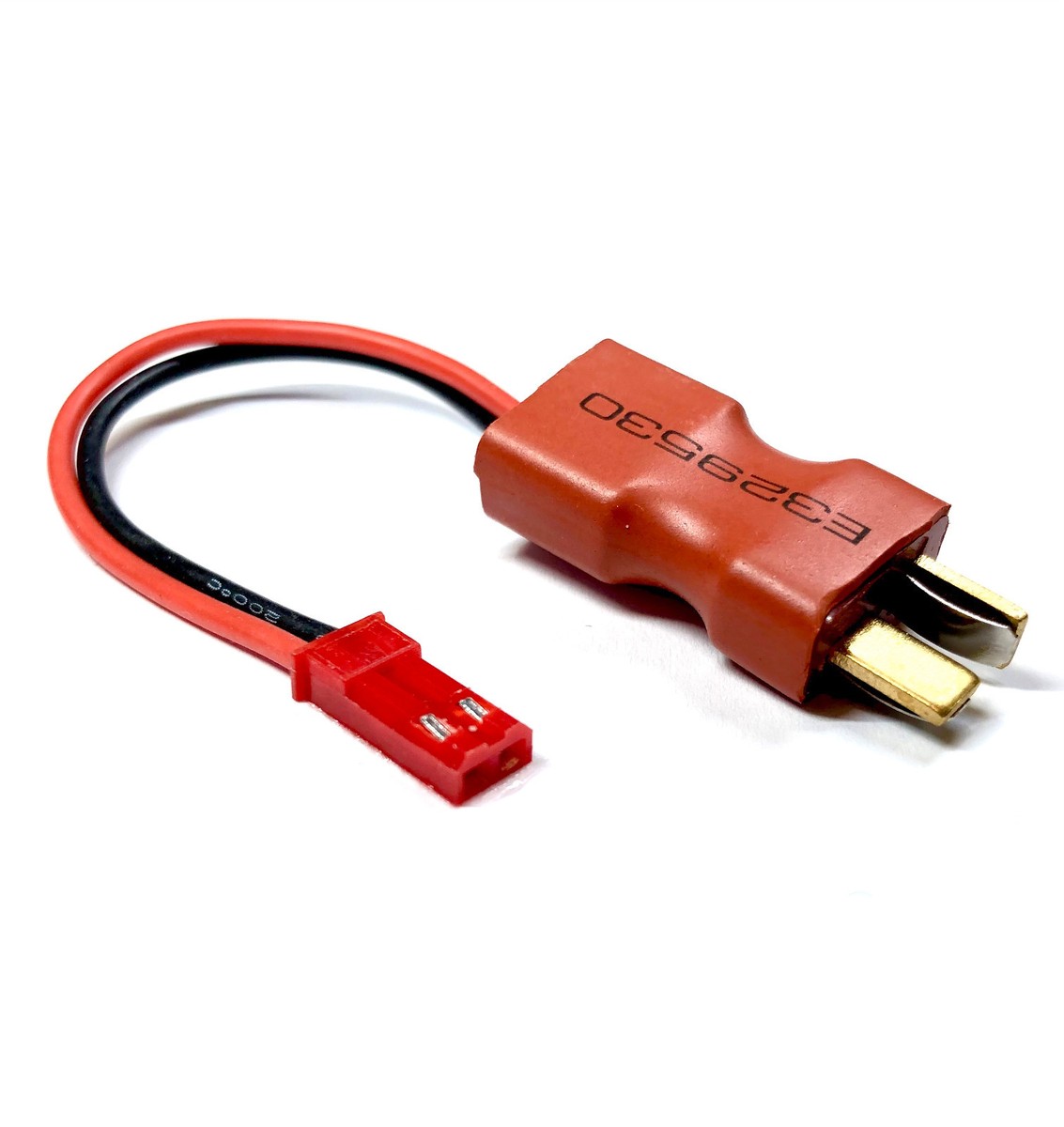 Adaptateur T-Dean Mâle Vers Femelle Avec JST BEC – Câble Haute Intensité Pour Batterie LiPo Et Modélisme
