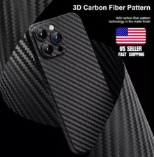0.3mm Ultra Thin Carbon Fiber Case For iPhone 15 14 13 12 11 Pro Max