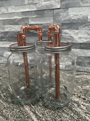 CoProof 1/2  Tandem Mason Jar Thumpers for Wide Mouth Half Gallon Mason Jar A16