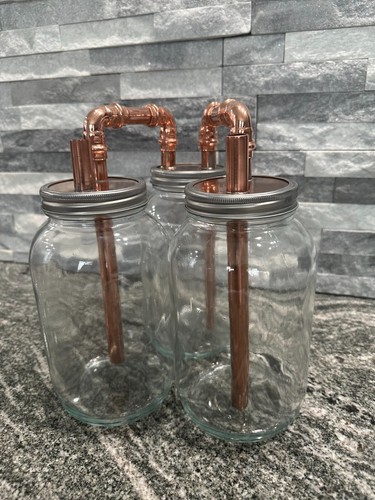 CoProof 1/2β Tandem Mason Jar Thumpers for Wide Mouth Half Gallon Mason Jar A16