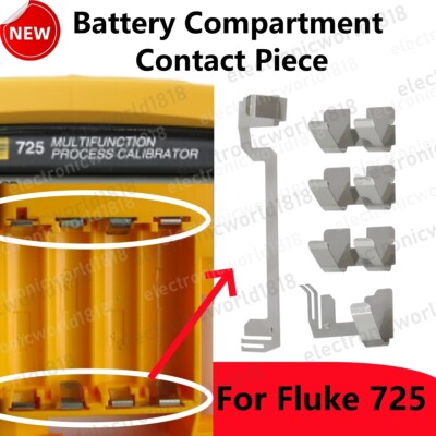 Battery Compartment Contact Piece Set For Fluke 725 Multifunction Calibrator NEU