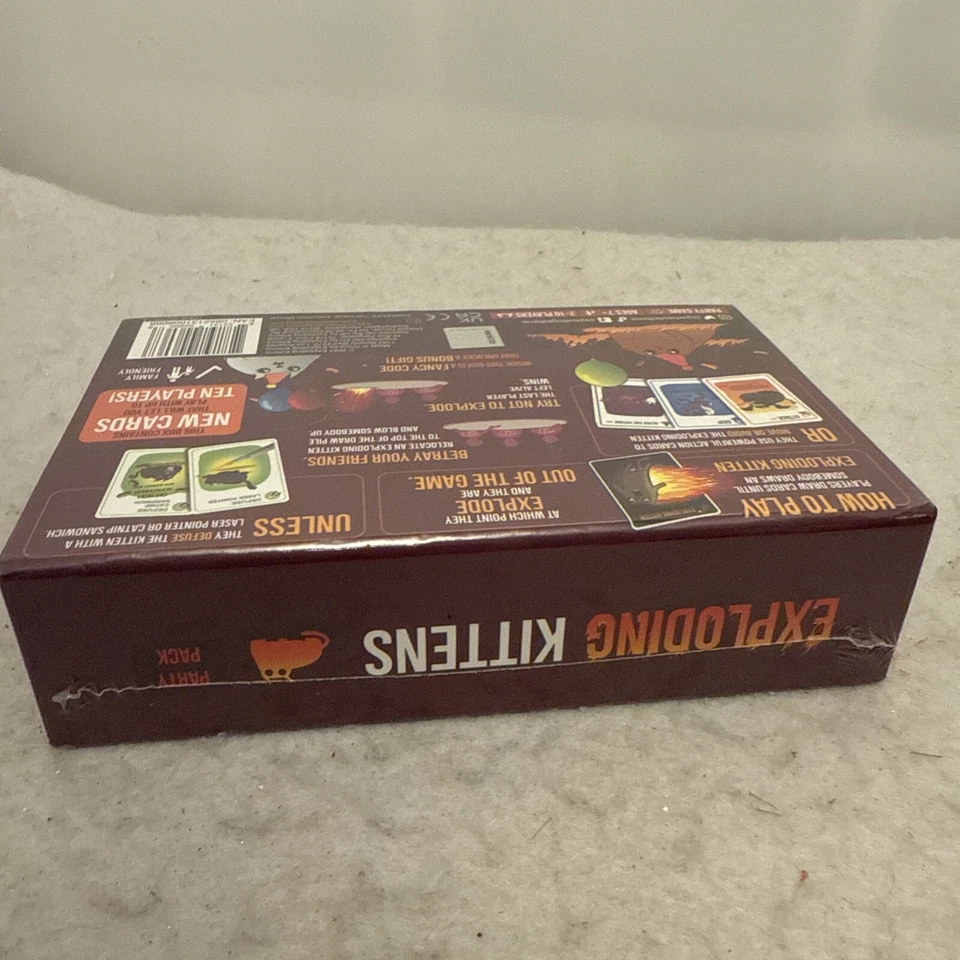 Exploding Kittens Party Card Game Brand New Sealed - Image 2 of 4