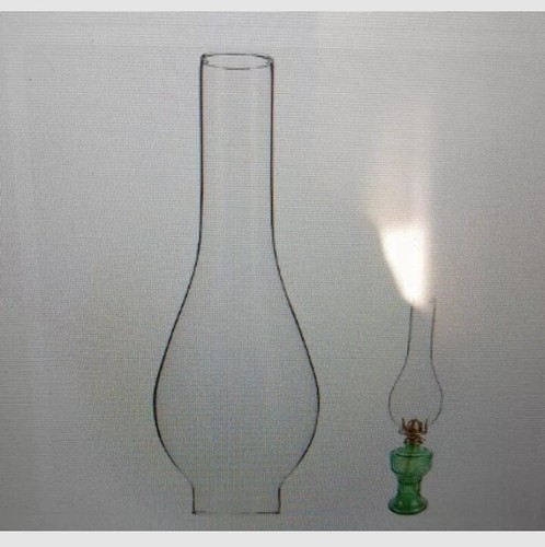 Vetro di ricambio trasparente vintage lampadario lampada a olio rustica paralume - Foto 4 di 5