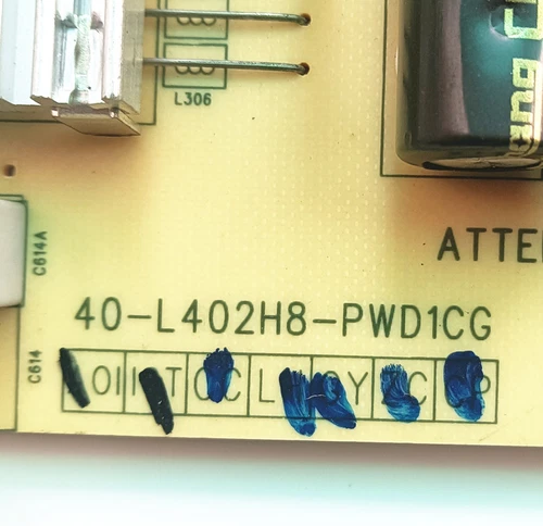 TCL 75S421 75S425 40-L402H8-PWD1CG 08-L402HJ4 POWER SUPPLY No backlight - Picture 3 of 4