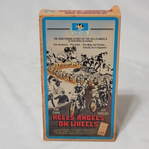 Hells Angels On Wheels VHS Vintage - Foto 1 di 5