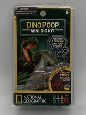 National Geographic Dino Poop Mini Dig Kit STEM New 2018 Genuine Fossil. read