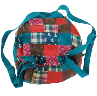 Disney Parks Original Vibrant Mickey Mouse Multicolor Quilted Backpack Vibrant Mickey and Friends, Stitch Backpacks Now Available  main image 3