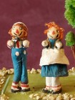 RAGGEDY ANN AND ANDY MINIATURE DIORAMA  BY "M.S." - EARLY 1980's — photo 4