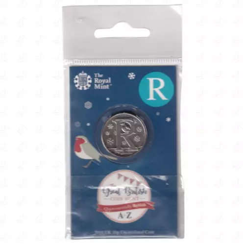 2018 Great Britain Elizabeth II 10 Pence Coin (Letter R - Robin) (Sealed Pack)