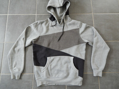 Sweat Shirt Herren Hoodie Original Urban Classics S Kapuzenshirt schwarz grau