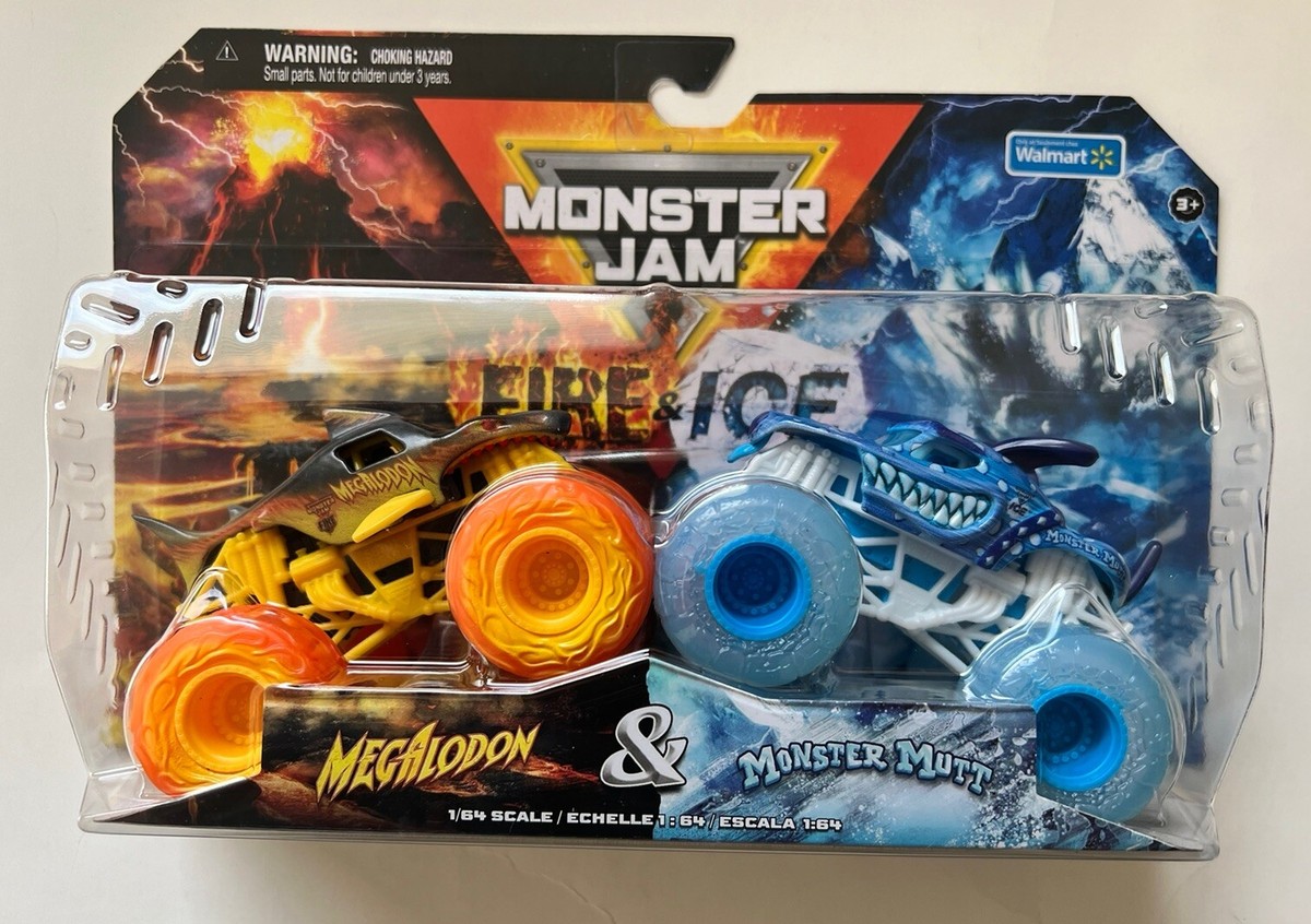 kaijutan madmario 抽選当選品　izumonster Monster Jam FIRE & ICE Series Walmart Exclusive Zombie Megalodon