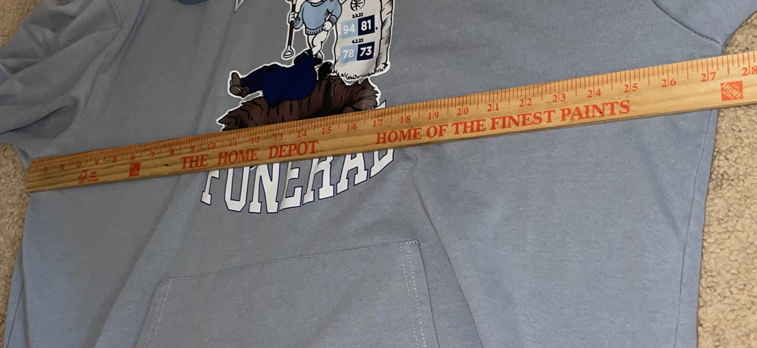 Felpa con cappuccio Coach K Funeral 3XL UNC Duke March Madness NCAA Mike Krzyzewski College