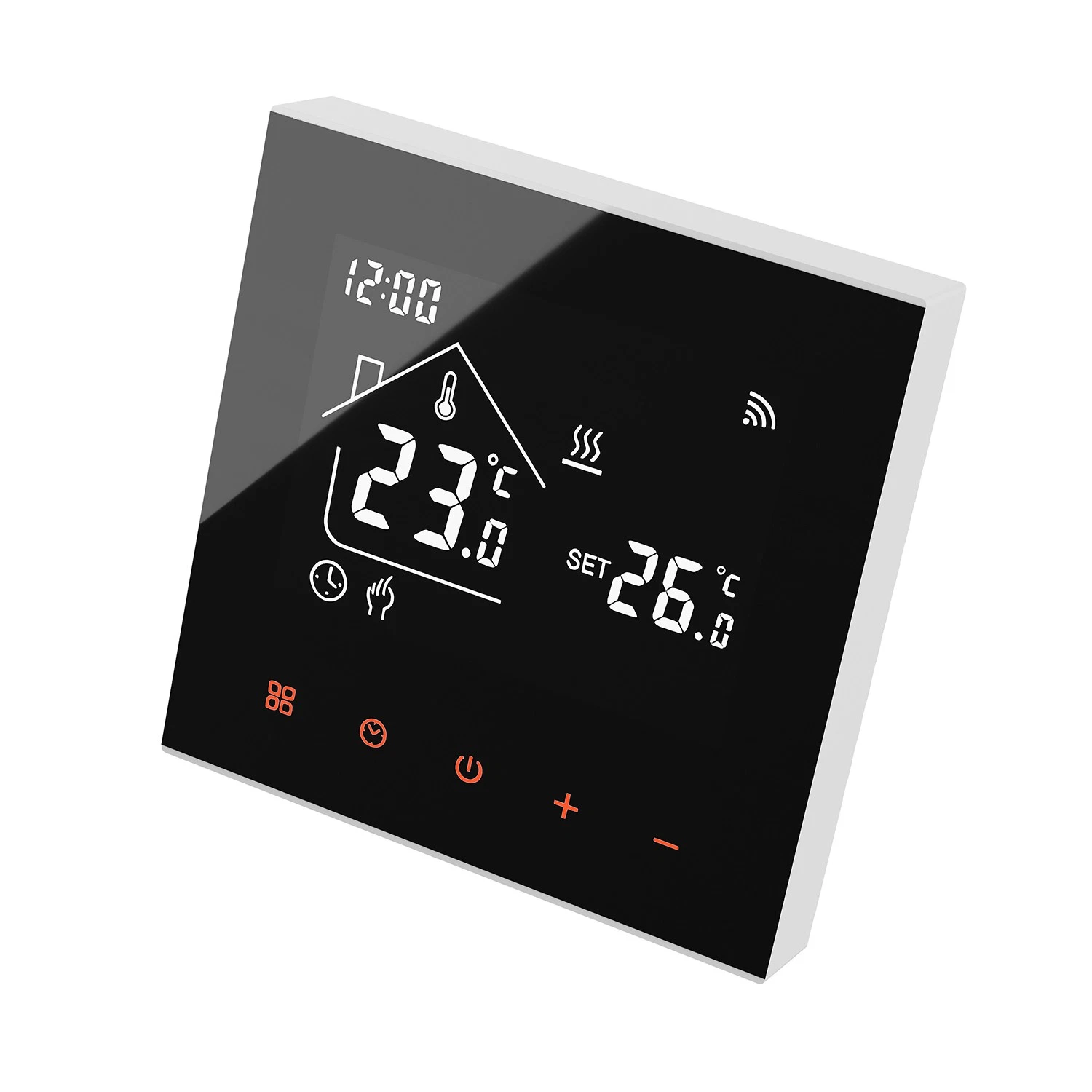 Toasty Toes, Smart WiFi Black Thermostat, Central Heating - NEW