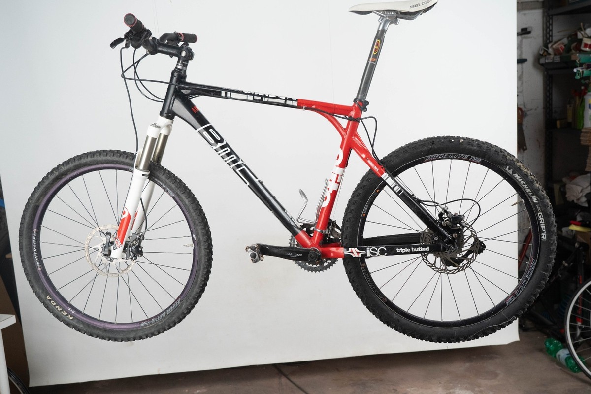 BMC Team Elite 02 MTB VINTAGE SHIMANO XT ROCK SHOX SID FRONT OLD