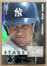 RARE💎Derek Jeter💎SP/2500💎1996 Leaf Preferred Stare Masters #3 Yankees GOAT