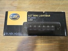 Hella Black Magic Ifb 358176211 6.2 Led Flood Beam Rectangle Mini Lightbar