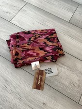 Sharco 100% Silk Scarf Wrap Vibrant Multicolor Soft Luxury Lightweight New