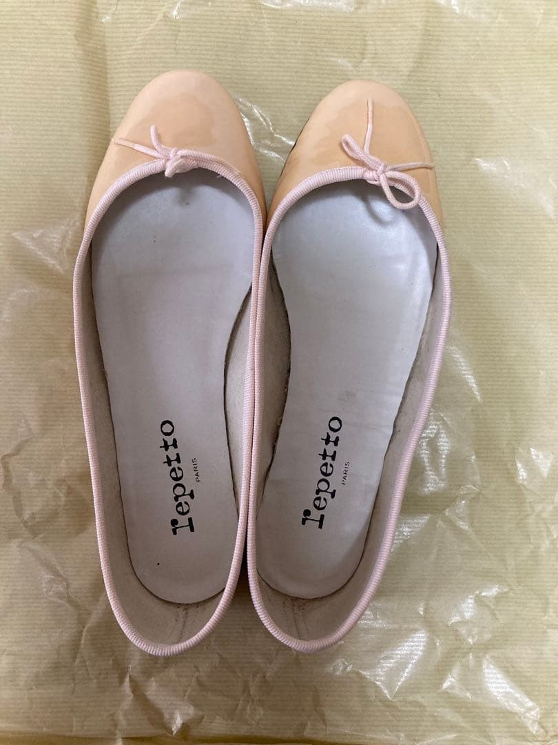 Raro Repetto Ballet Pisos Charol Talla 38 EU Negro