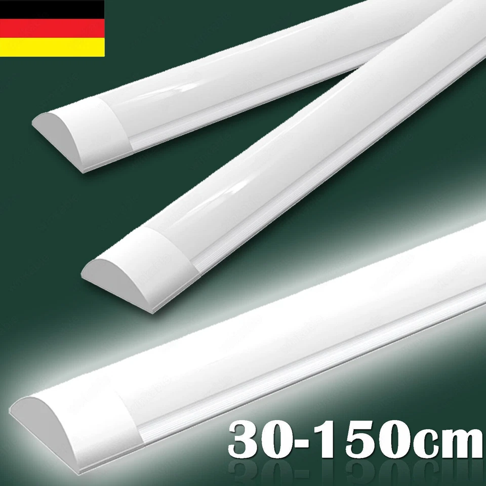 LED 30/60/90/120/150 Wannenleuchte Deckenleuchte Feuchtraumlampe Werkstatt Röhre - Bild 2 von 4