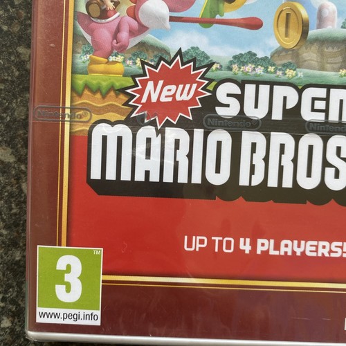 Super Mario Bros Wii Nintendo Wii 2009 PAL , Brand New - Picture 2 of 4