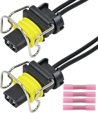 2Pcs IPR Valve & Fuel Injector Connector Plug Pigtail Wiring Harness Fit for 7.3