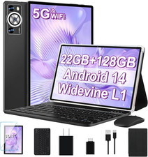 Android 14 Tablet 10.1 Inch 8000Mah Battery Tablets with 22GB RAM 128GB ROM 2TB