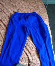 Royal Blue Scrub Bottoms 3x Pairs Size 3XL