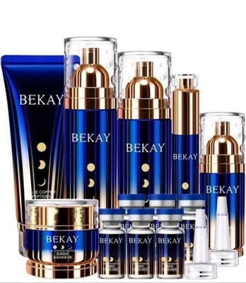 Bekay Blue Copper Peptides Anti Aging Skin Care Set.  Removes Bags Under Eyes