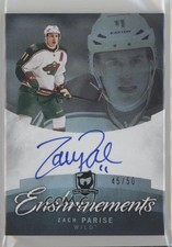 2012-13 Upper Deck The Cup Enshrinements 45/50 Zach Parise #CE-ZP Auto 0i5j