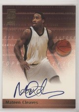 2000-01 Topps Auto Mateen Cleaves #TA-MC Auto 5ox