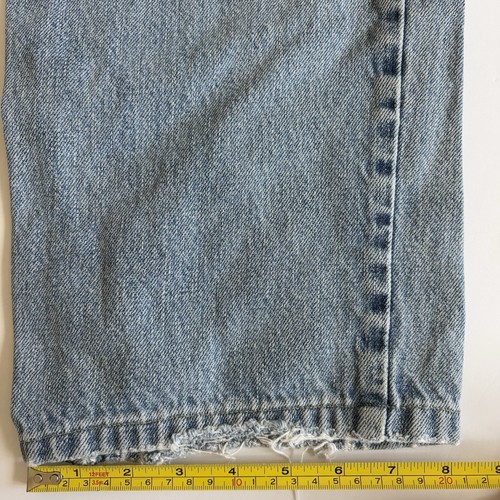 Levis 550 Relaxed Fit 34 X 32 Distressed Men’s Denim Jeans Light Wash Baggy Y2K - 第 17/20 張圖片