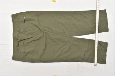 The North Face Womens 16 Short Olive Green Nylon Hiking Cargo