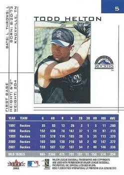 2002 Fleer Genuine Baseball Pick Your Card - Image 2 of 2